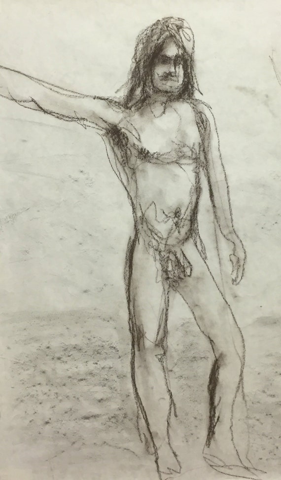 Print Naked Man Print Drawing Print Wall Decor Home Wall Etsy