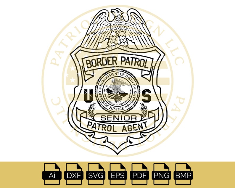 Download Border Patrol Badge US Border Patrol Senior Border Patrol ...