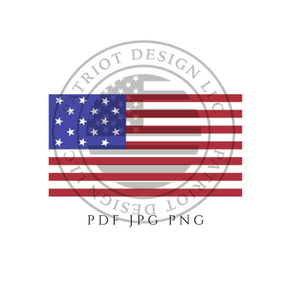 Star Spangled Banner Flag Historical Flags Digital File Etsy