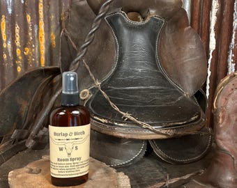 Spray de ambiente estilo casa de campo, com aroma intenso de juta e bétula, 118 ml