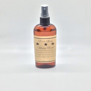 Whiskey Barrel Highly Scented Farmhouse Style Room Spray 4oz