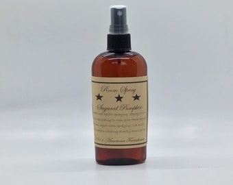 Sugared Pumpkin Highly Scented Farmhouse Style Room Spray 4oz