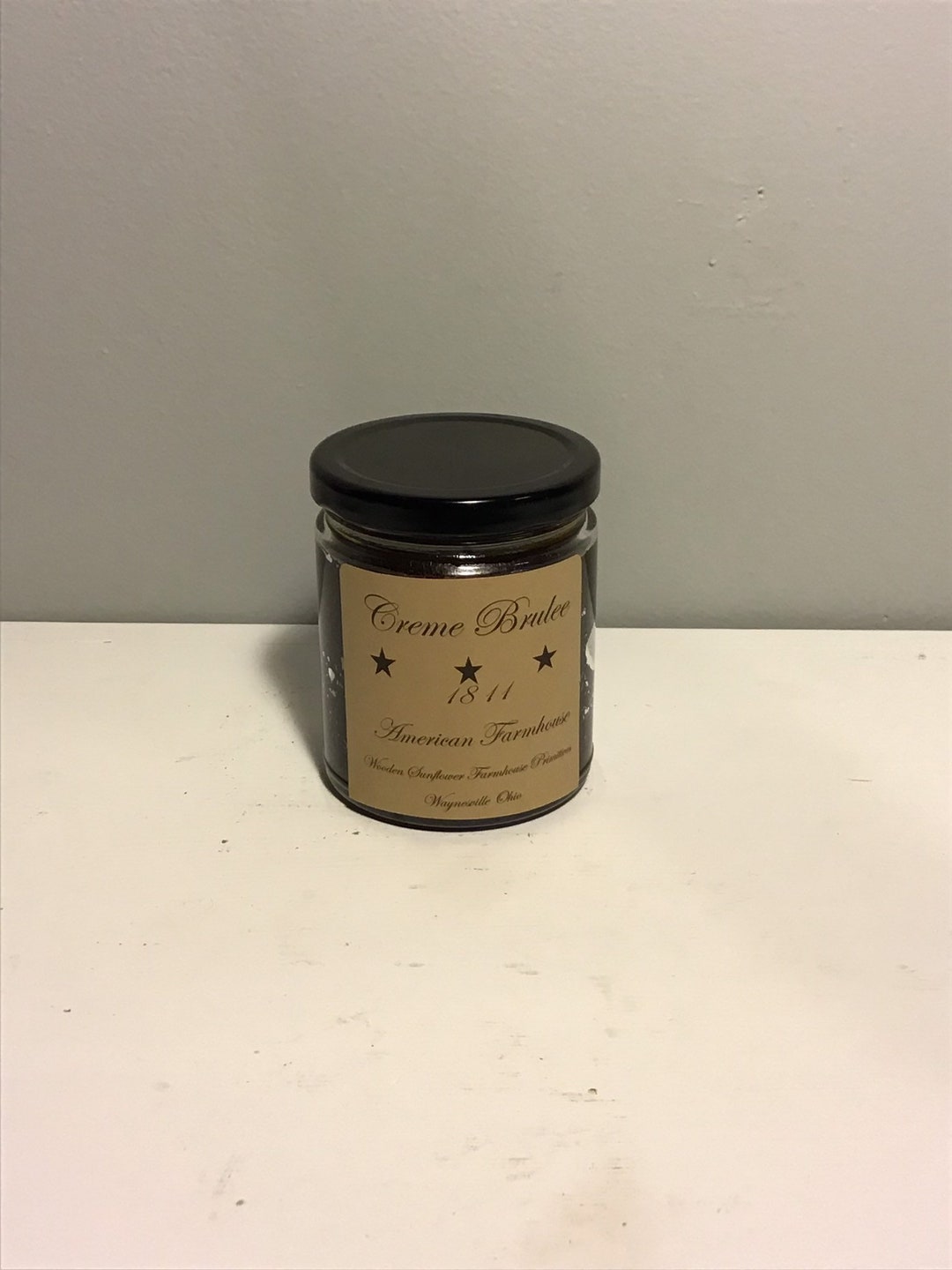 Creme Brulee Scented Candle Jelly Jar 9 Oz - Etsy