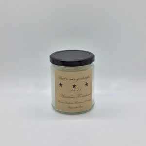 And to all a goodnight! Highly Scented Candle/Jelly Jar/9oz/Paraffin Wax/Farmhouse Candle/Hand Poured Candle/Country-Primitive Candle