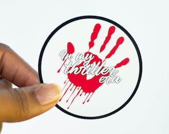 In My Thriller Era Sticker | Horror Books Sticker | Thriller Books Sticker | Books Sticker | Vinyl Sticker