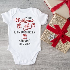 Your Christmas Gift, Baby Announcement, Baby Shower Gift, Baby Gift, Backorder Gift, Grandparents Gift, Christmas Baby, Layaway