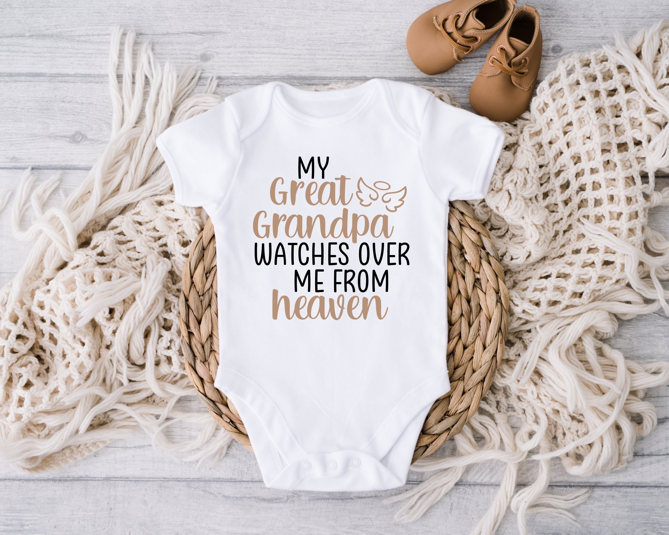 My Great Grandpa Watches Over Baby Bodysuit -