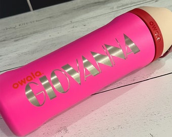 Personalized Owala 24 Oz Freesip Water Bottle Leak Proof Built in Straw  Color Drop & Exclusive Colors Discontinued Colors 