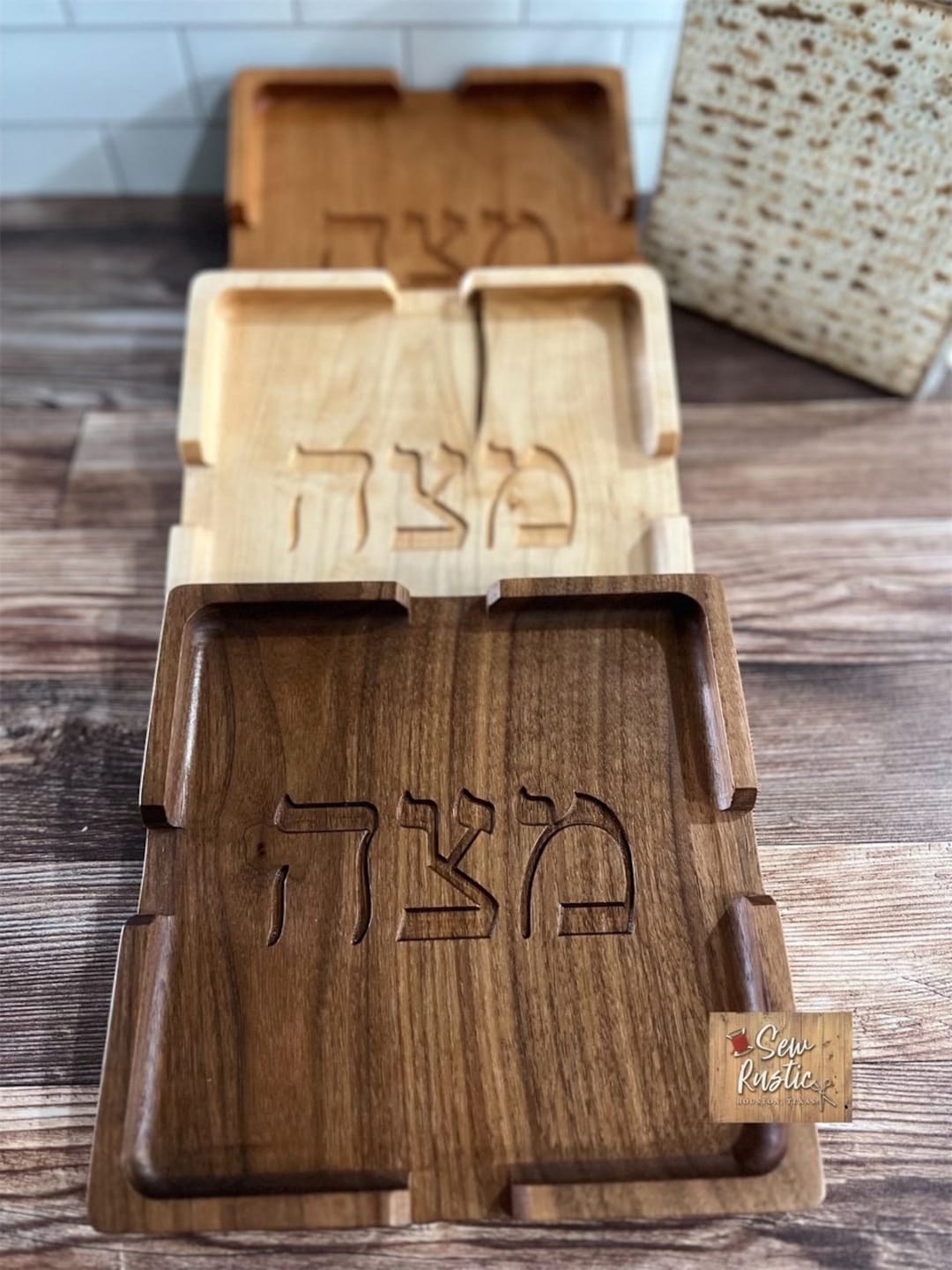 Matzah Holder Tray Plate for Passover and Seder Heirloom Etsy