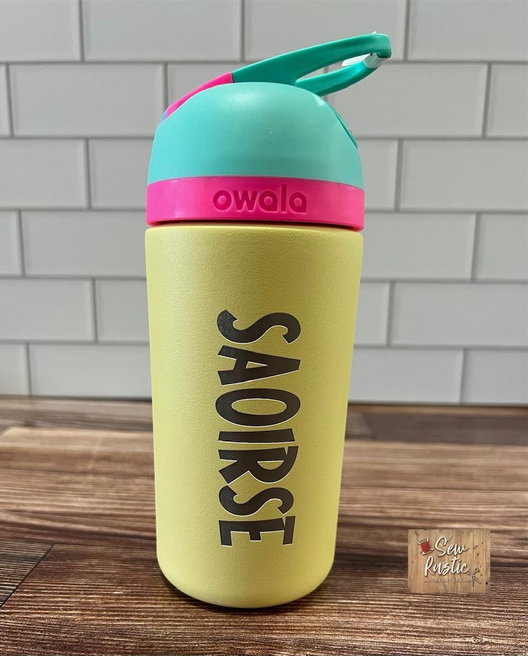 Personalized Kids Water Bottle Owala 16oz Freesip Insulated