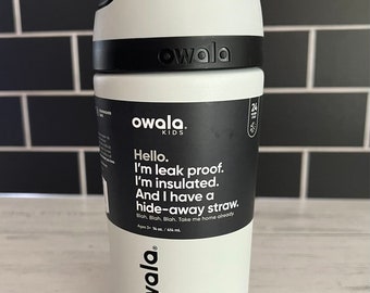 Personalized Owala Kids Freesip 16 Oz Water Bottle W/built in Straw  Locking, Leak Proof Lid Back to School Assorted & Exclusive Colors 