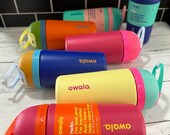 Personalized Owala Kids 14 Oz Flip Water Bottle With Built in