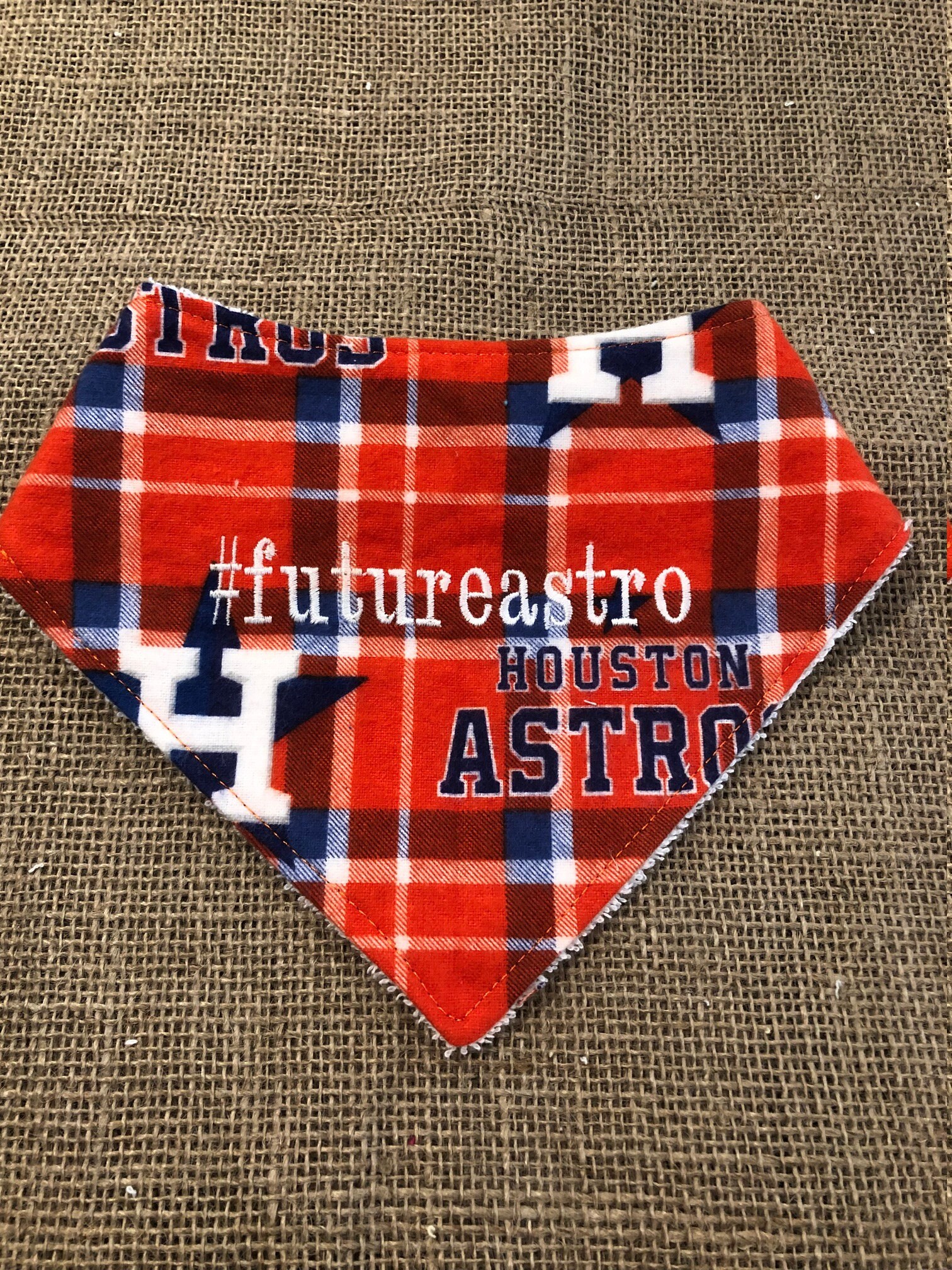 Texas Sport Team Bandana Bibs/Astros/Texans/Longhorns/Drool Etsy