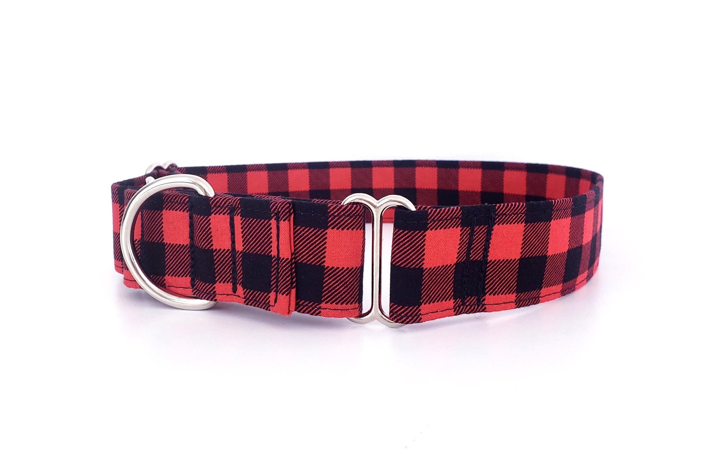 Buffalo check dog collar online