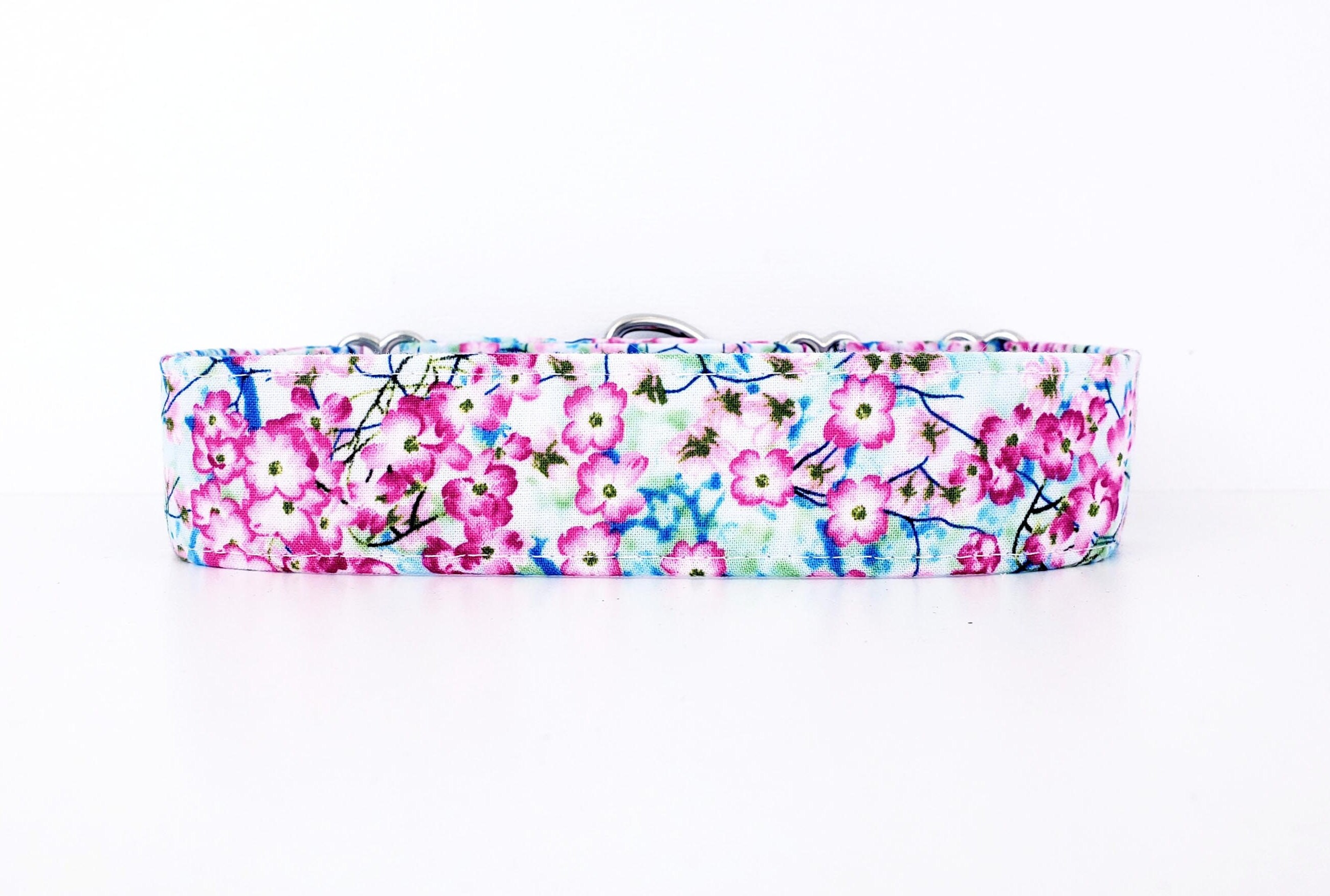 Dog Collar - Soft Collar For Dogs - Pink - Flowers - Roses - You are  Llamazing - Paw My God!
