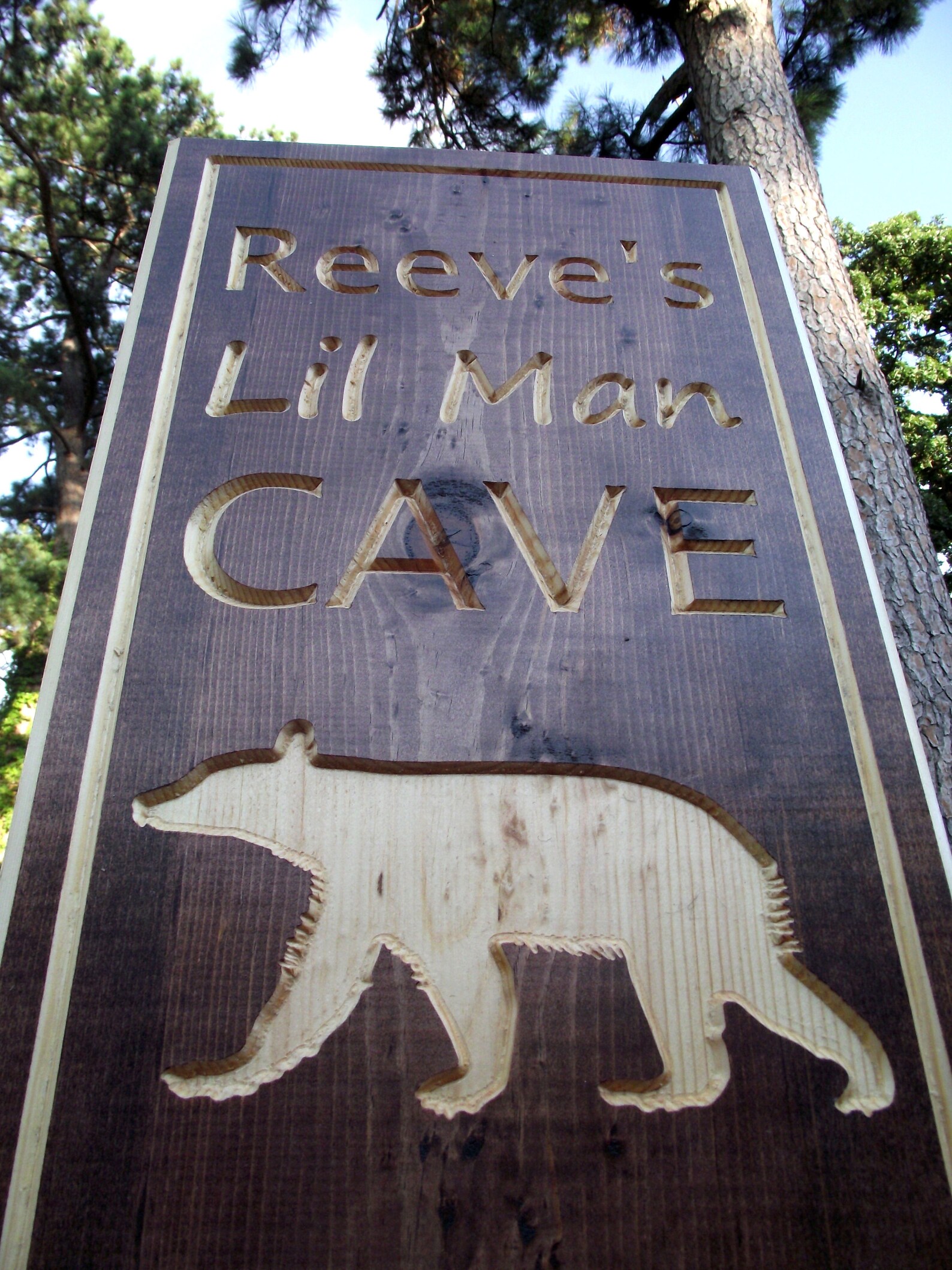 Personalized Lil little Man Cave Sign / Custom Carved Decor - Etsy