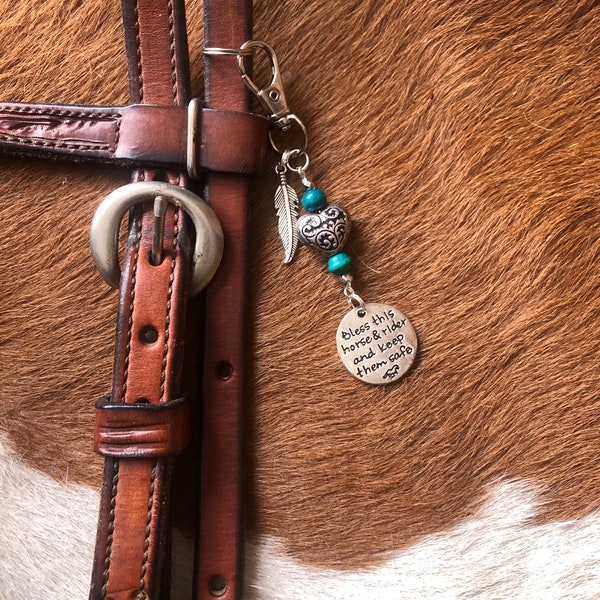 Saddle and Bridle charm clip