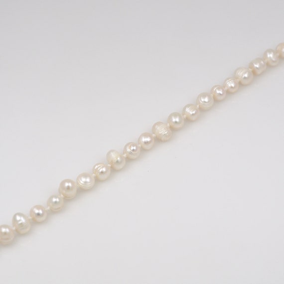 1Str Natural Pearl Strands Pearls Round Pearls Rainbow White Pearls Pearl Necklaces Round Pearl Strands Freshwater Cultured Loose Beads