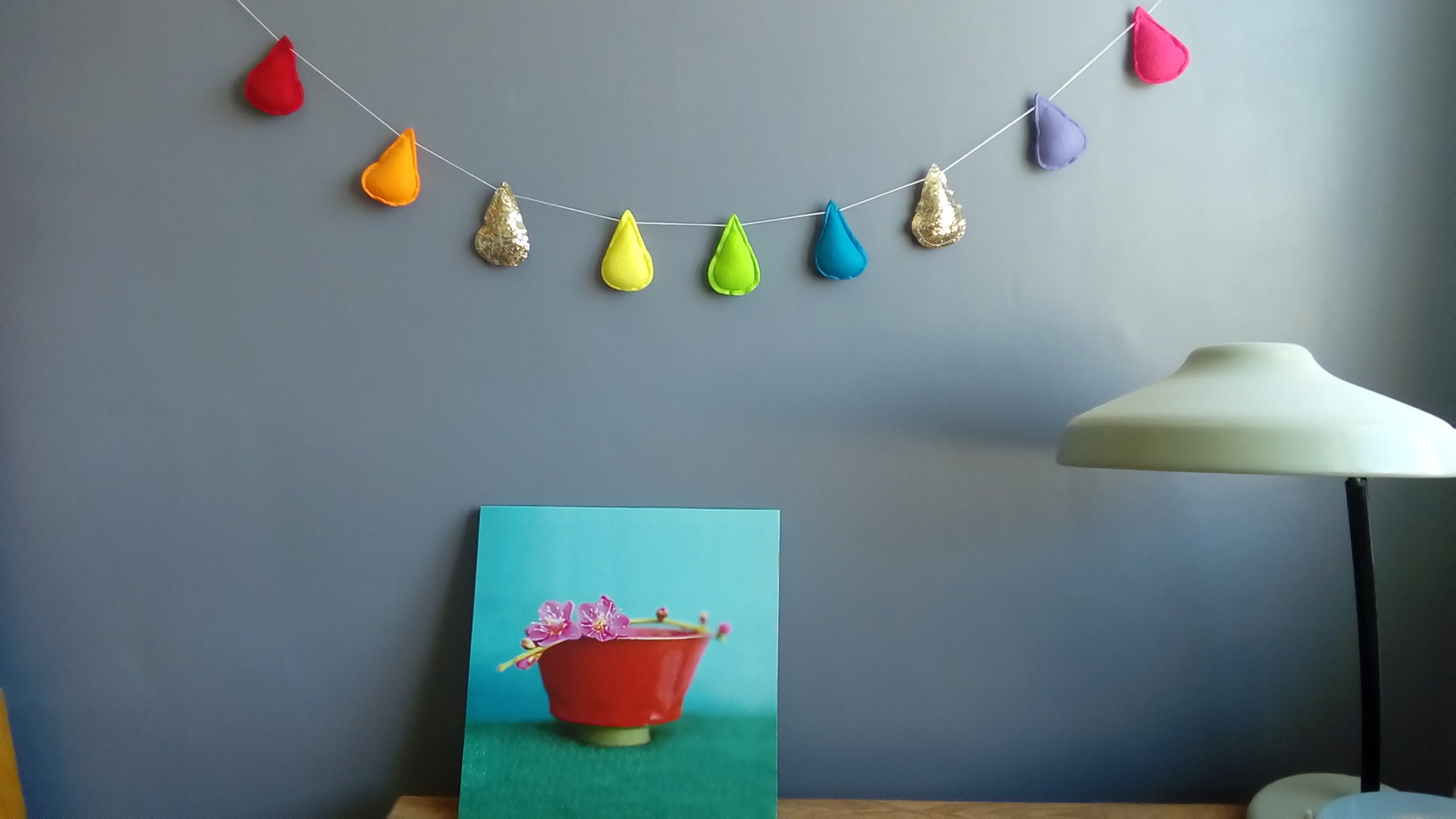 Guirlande Gouttes Arc en Ciel