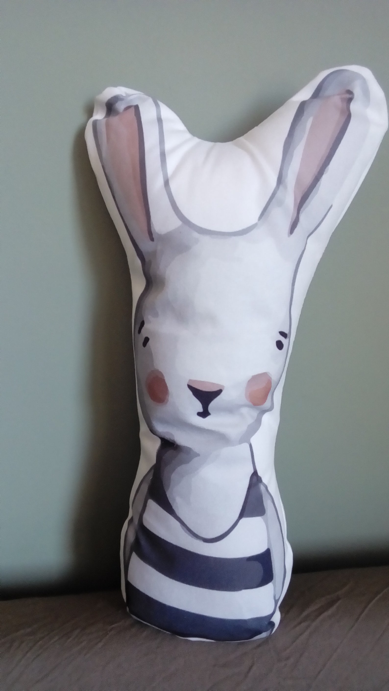 Rabbit Cushion Decoration Child Etsy UK