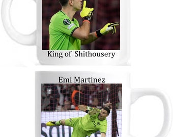 Emi Martinez portiere numero uno al mondo + King of Shithousery - tazza in ceramica