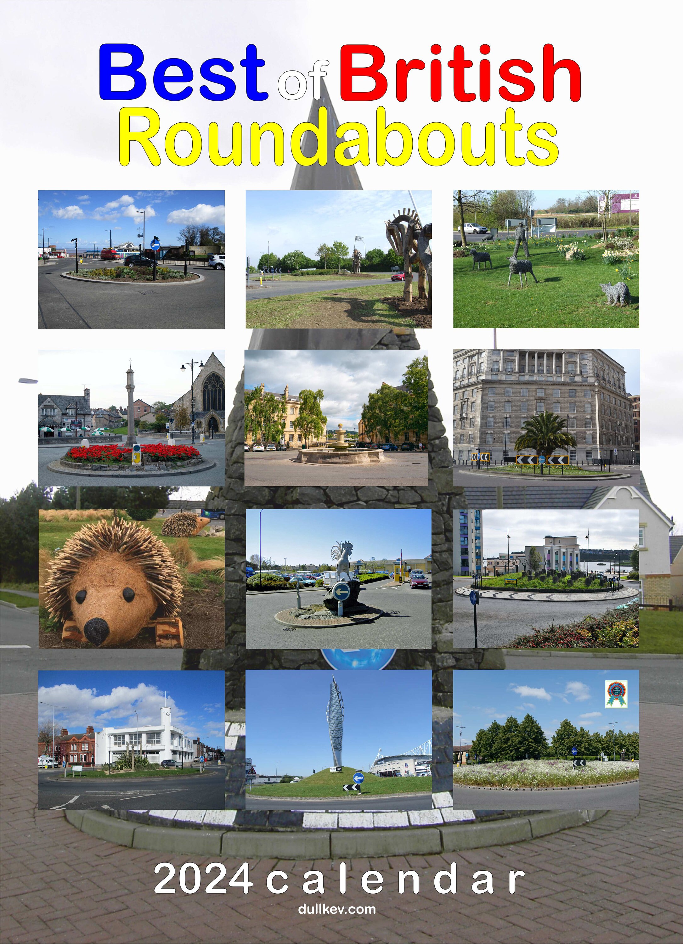 Best of British Roundabouts 2024 Wall Calendar Etsy
