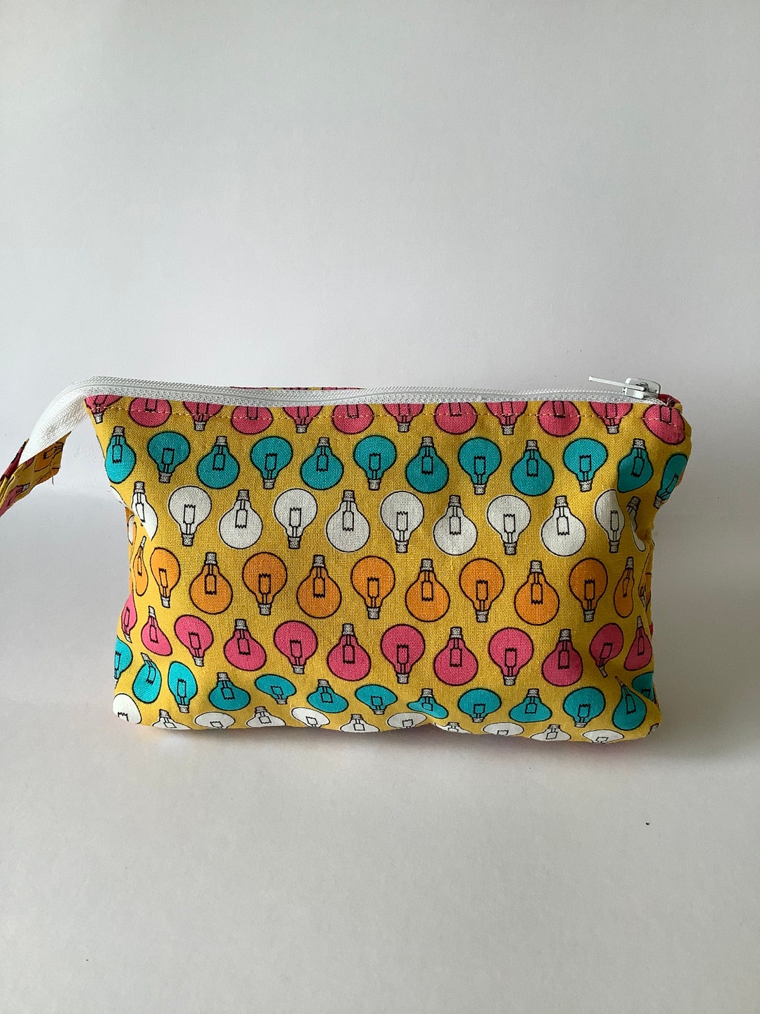 Cosmetic Bag, Travel Bag, Pouch, 3 Inside Sections, Handmade Etsy UK