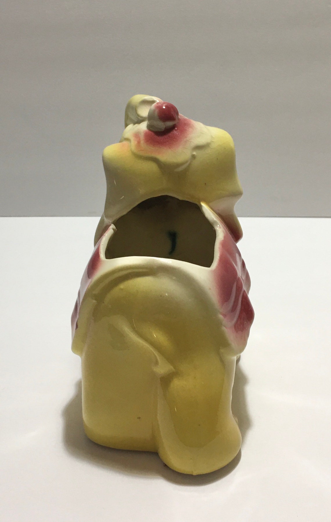 Vintage 1940s Ceramic Elephant Planter Shawnee Pottery Etsy