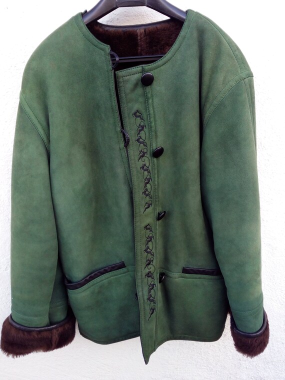 jacket with fur on the inside
