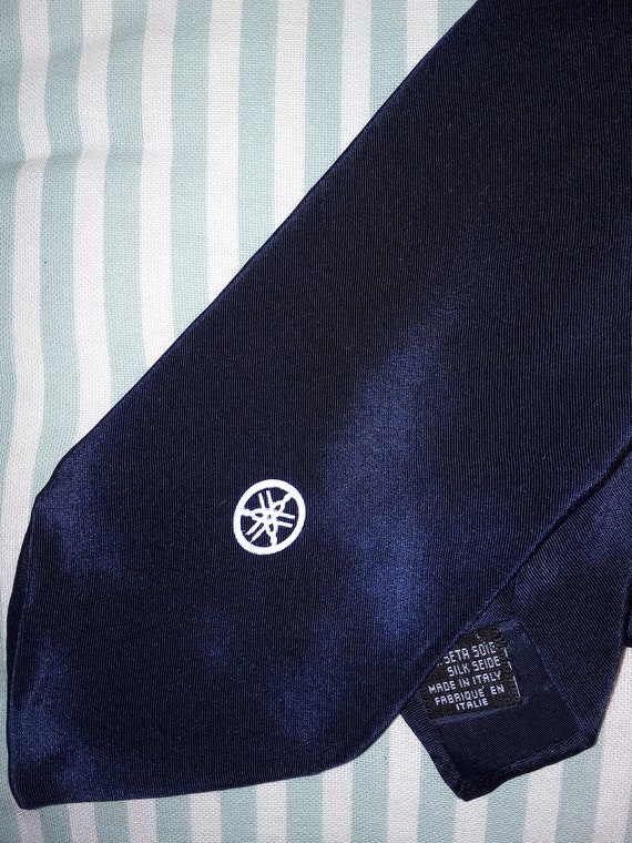 Cravatta vintage in seta Yamaha - image 2