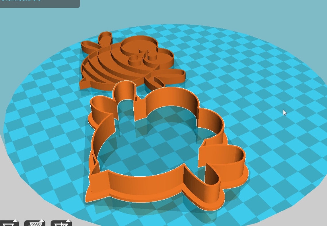 Stl file bee cookie cutter for printing on 3D printer Etsy
