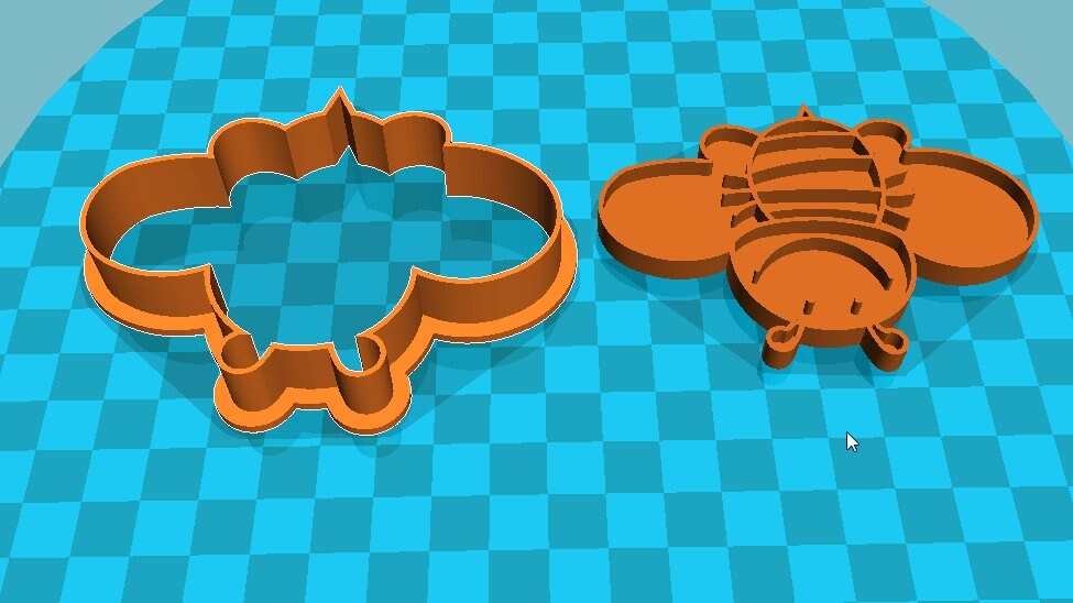 Stl file Honey Bee cookie cutter for printing on 3D printer Etsy
