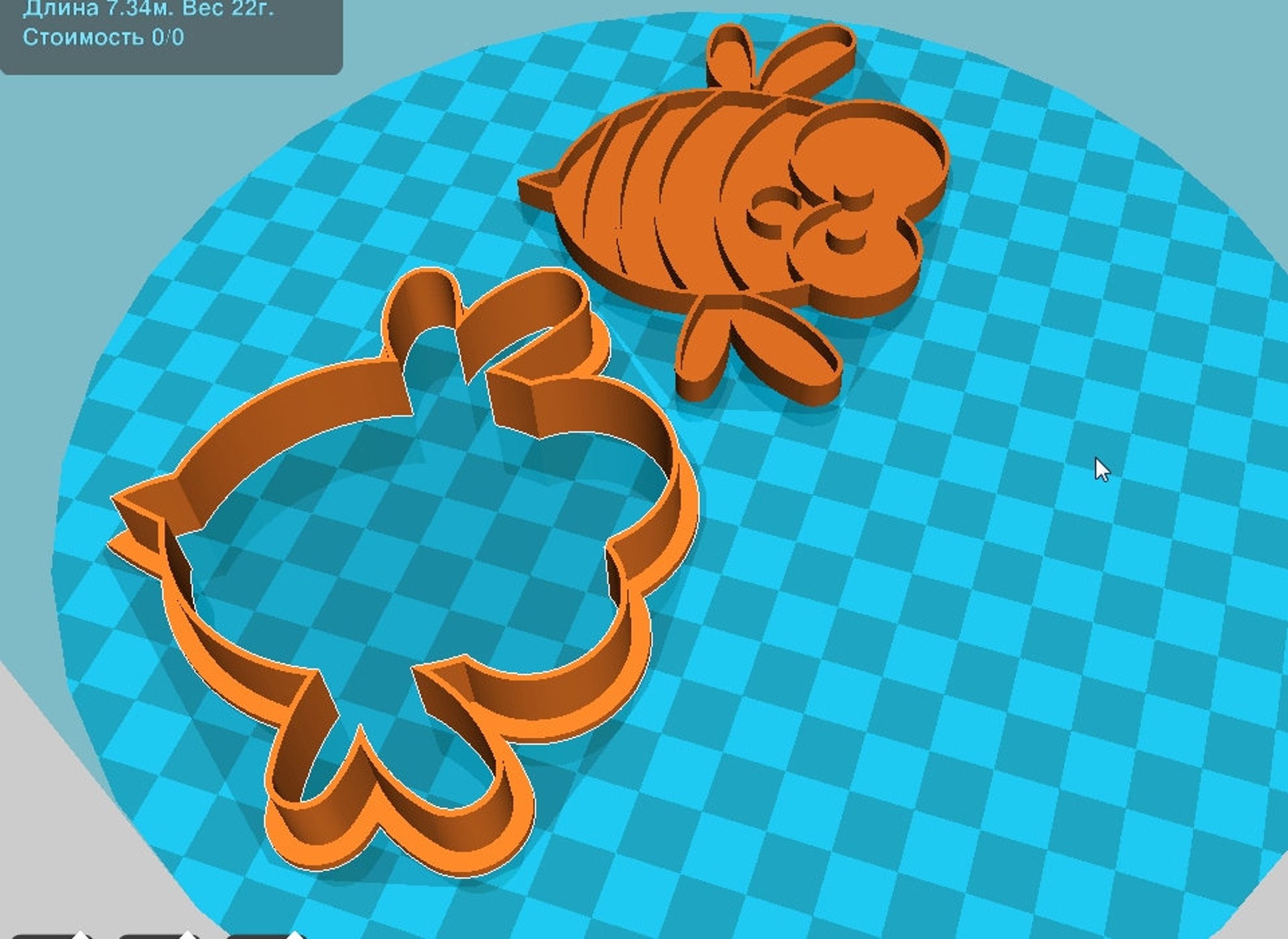 Stl file bee cookie cutter for printing on 3D printer Etsy