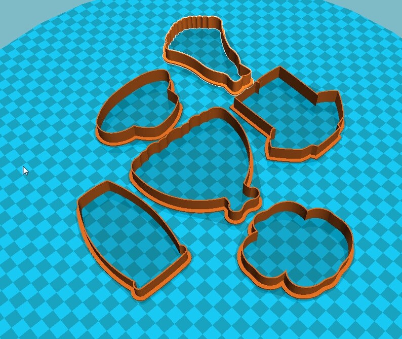 Stl file clothes cookie cutter for printing on 3D printer Etsy