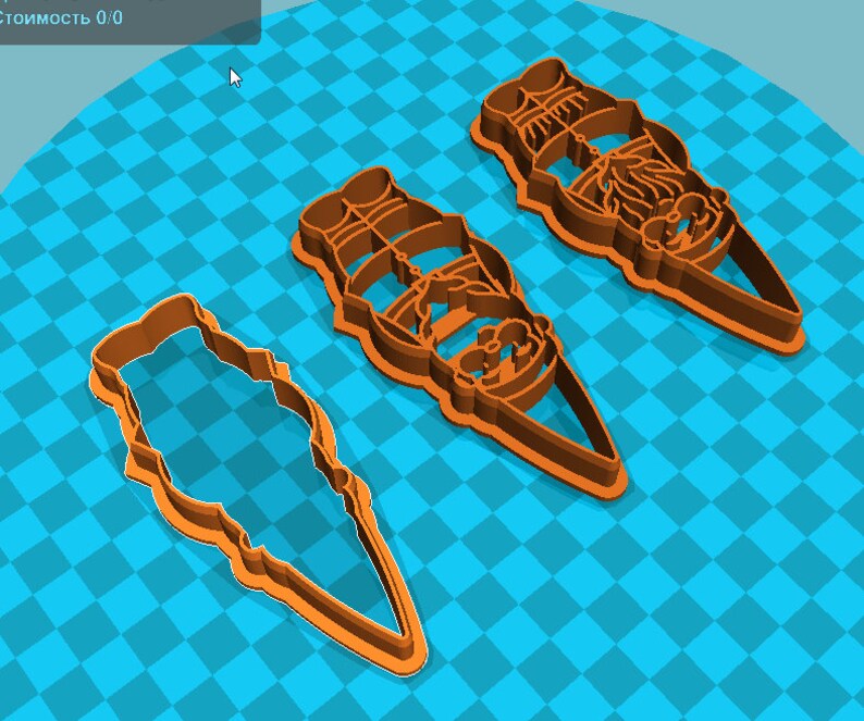 Stl file gnomeleprechaun cookie cutter for printing on 3D Etsy