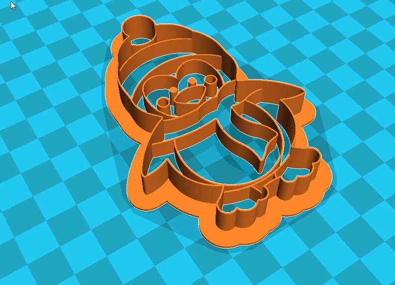 Stl file PENGUIN cookie cutter