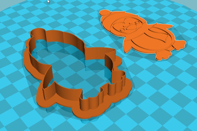 Stl file PENGUIN cookie cutter