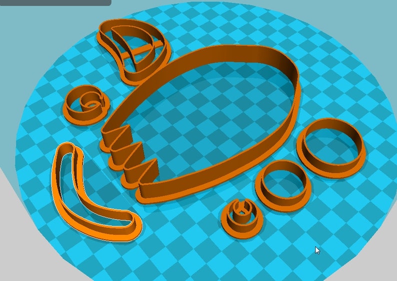 Stl file Forky cookie cutter for printing on 3D printer