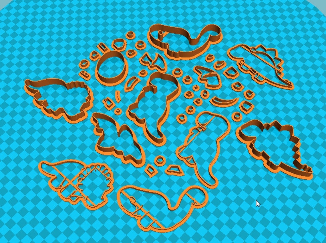 Stl file Cutter cookie cutter for printing on 3d printer Etsy