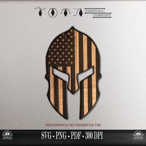 US Flag Spartan Helmet Vector - svg, png, pdf (Digital Download)