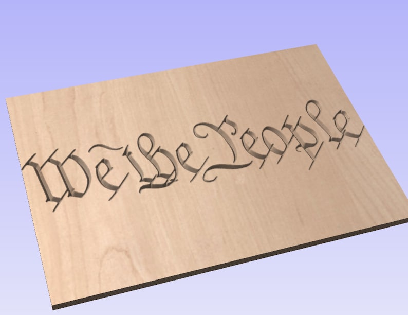 Wethe People Carving