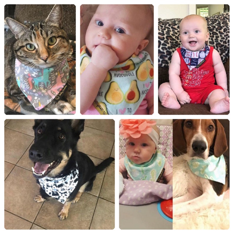 Cat Bandana Baby Bib Dog Bandana Baby Bandana Snaps Packed Soccer Balls Bandana 100/% Cotton