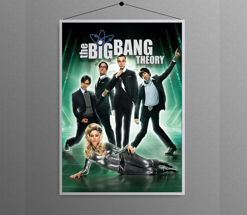 A3 A4 Sizes The Big Bang Theory TV Show Poster or Canvas Art Print