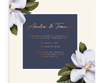 Flower Wedding Invitation