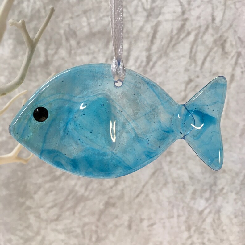 Fused Glass Fish Etsy UK