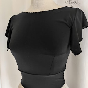 Tango&#39;s Crop Top Cherry more colors/ tango dress / Argentine tango / tango clothing