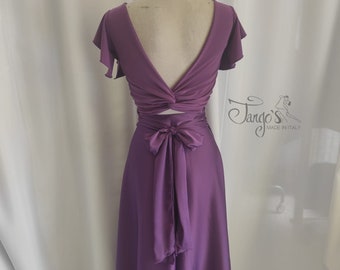 Jupe et haut complets en satin de Tango Robe de tango pantalons de danse de soirée jupes hauts et chemises complets chaussures Robe de soirée et de tango