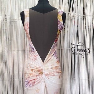 Tango&#39;s Dress Mercedes Flowers / Argentine Tango / Dress
