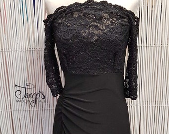 Tango's Black Annabelle Dress / Argentine Tango / Tango Dresses / Ballroom Dresses