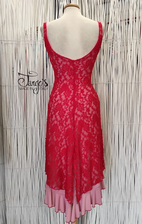 Tango's Dafne Red Dress / タンゴドレス / アルゼンチンタンゴ